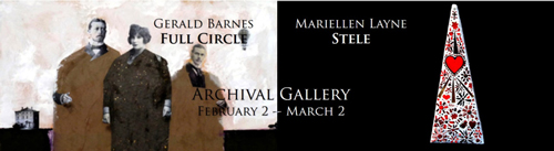 Full Circle & Stele at Archival Gallery in February 2018